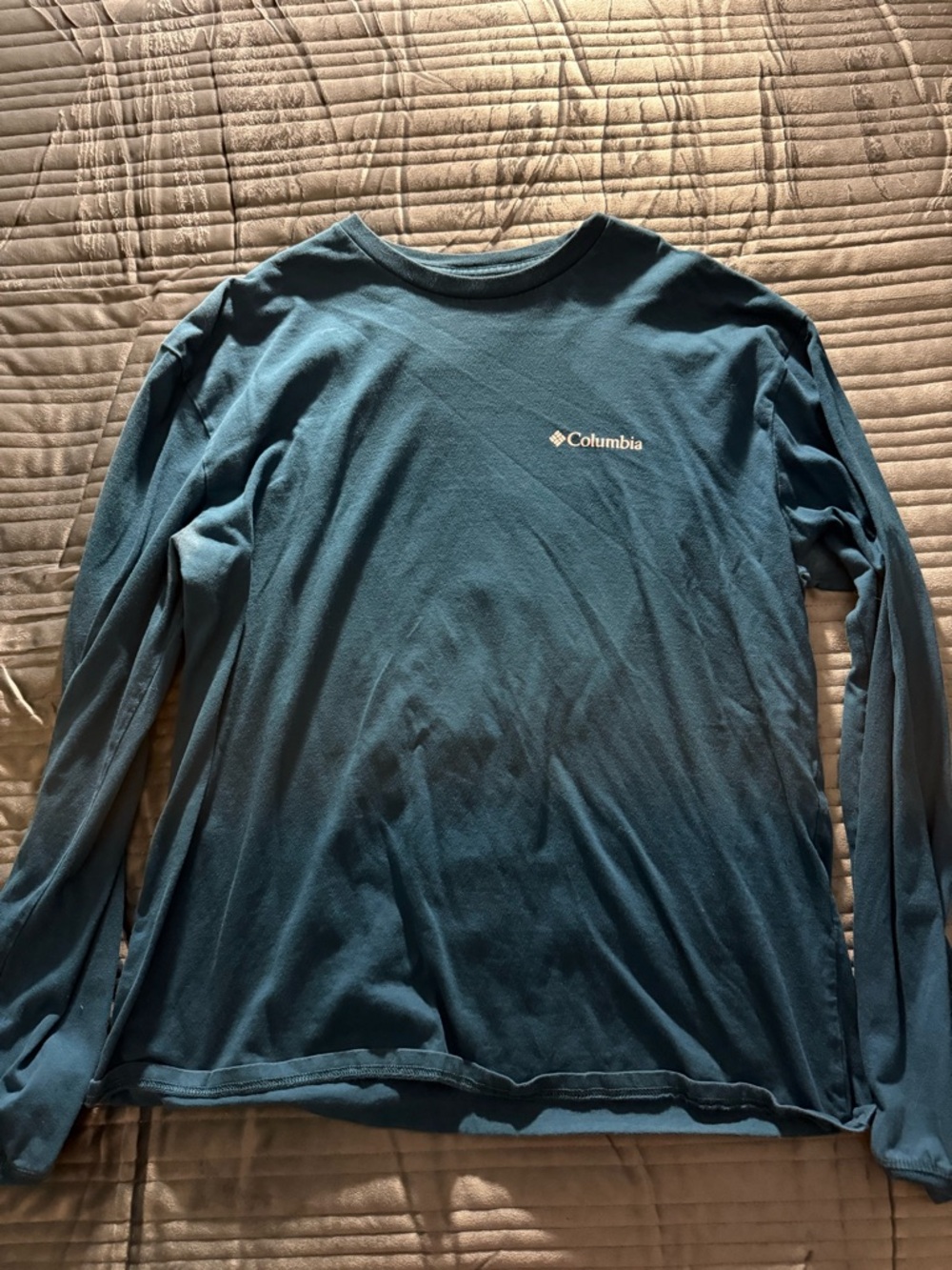 Columbia Teal Long Sleeve Outdoor Tee